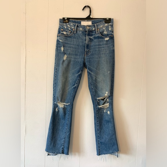 Mother Superior Jeans The Insider Crop Step Fray Holy Melancholy size 26 - Picture 1 of 14